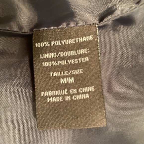 Suzy Shirt blue/grey faux leather motorcycle jacket - Picture 6 of 6